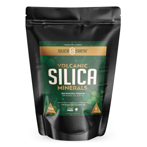 [MIC-05-08] Silica Earth Volcanic Silica Minerals Micronized Powder 5lbs