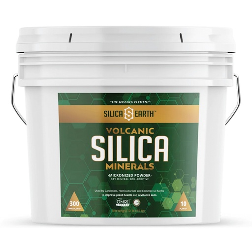[MIC-10-04] Silica Earth Volcanic Silica Minerals Micronized Powder 10lbs