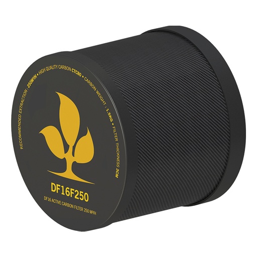 [W-DF16F250] Secret Jardin DF16 Carbon Filter CTC80 1.5kg 250 m3/h