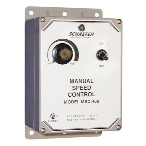 [PIN-MSC-400] Schaefer Manual Variable Speed Controller