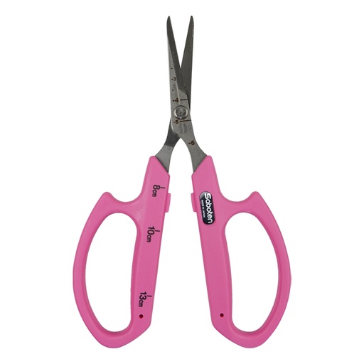 [553200] Saboten Stainless Steel Angled Blade Trimming Scissors Pink (PT-13)