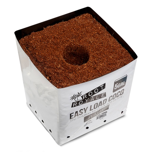 [100555] Root Royale Easy Load Coco Plastic Grow Bags 5 Gallon