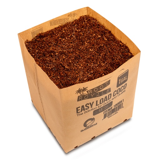 [100651] Root Royale Easy Load Coco Mesh Grow Bags 1 Gallon
