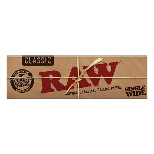 [HBRAWSW] RAW Classic Papers Single Wide 50 Leaves/Pack - Box of 25
