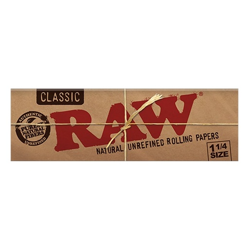[HBRAW1-4] RAW Classic Papers 1-1/4 50 Leaves/Pack - Box of 24