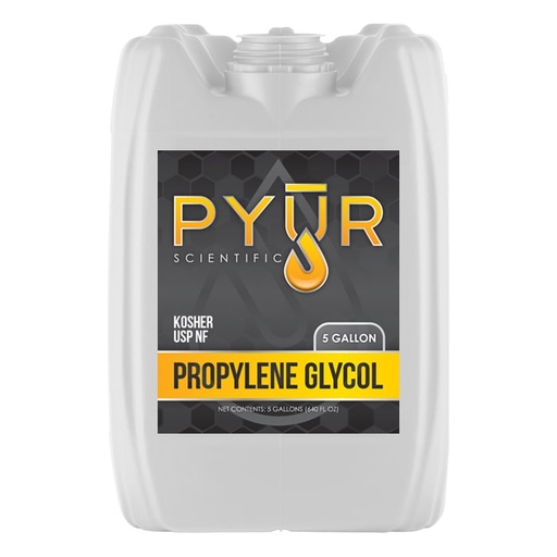 [870705] Pyur Scientific Propylene Glycol USP Kosher 5 Gallon