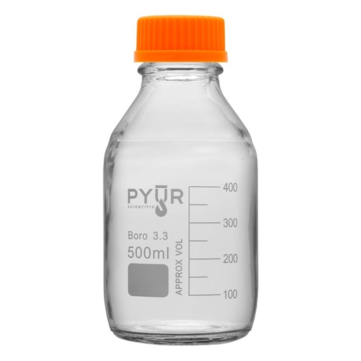 [620500] Pyur Scientific Glass Reagent Media Storage Bottle 500ml