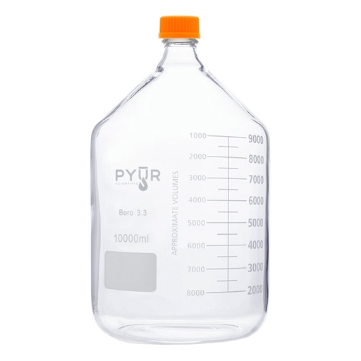 [620000] Pyur Scientific Glass Reagent Media Storage Bottle 10000ml