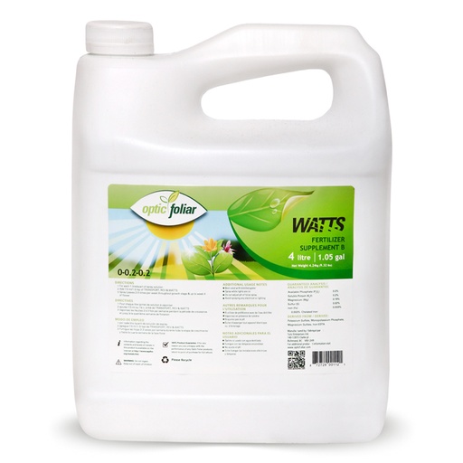 [FOL-WATTS-4L] Optic Foliar WATTS 4L