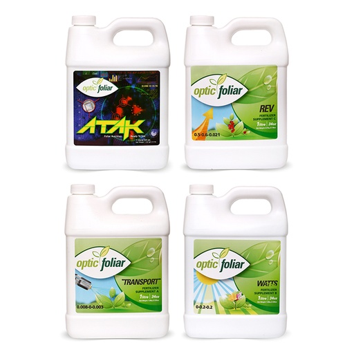 [FOL-1L-ARTW-SAMPLE] Optic Foliar 1L Sample 4 Pack (SAMPLES - NOT FOR RESALE)