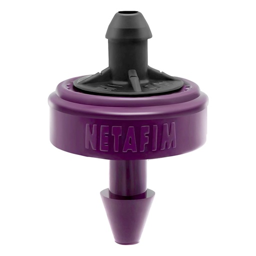 [21520-001690] Netafim Woodpecker Pressure Compensating Junior Dripper w/ LCNL 3.2GPH Plum (250pcs/Bag)
