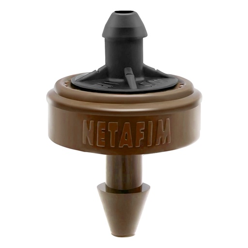 [21520-000930] Netafim Woodpecker Pressure Compensating Junior Dripper w/ CNL 0.32GPH Brown (250pcs/Bag)