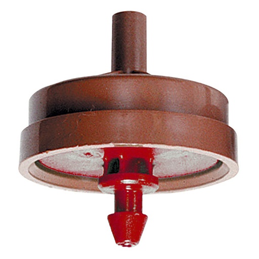 [21020-001333] Netafim Woodpecker Pressure Compensating Dripper 0.53GPH Brown/Red (250pcs/Bag)