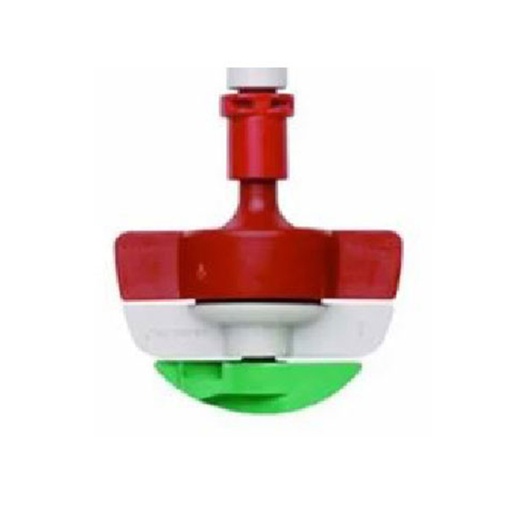 [64200-010805] Netafim SpinNet Sprinkler Head with Check Valve, Red Mist, Red Body, Green Spinner 18.4GPH (25pcs/Bag)
