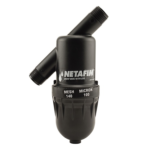 [00135-000030] Netafim Manual Disc Filter 3/4in MPT x MPT 140 Mesh 1-17GPM