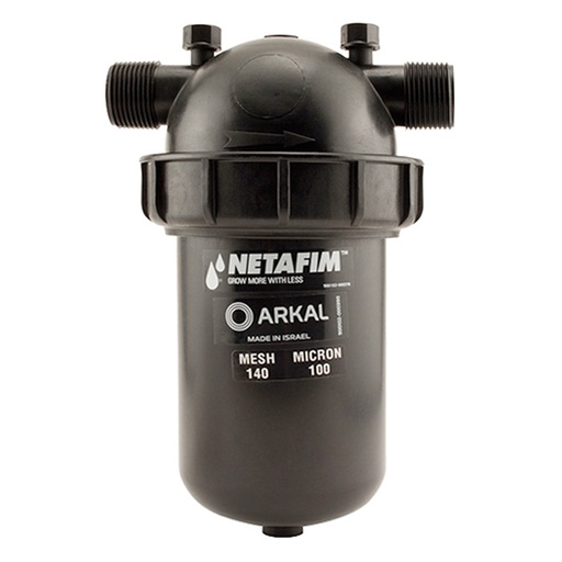 [70641-001930] Netafim Manual Disc Filter 1in MPT x MPT 140 Mesh 5-26GPM