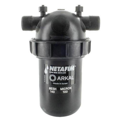 [00135-000070] Netafim Manual Disc Filter 1in MPT x MPT 140 Mesh 5-26GPM