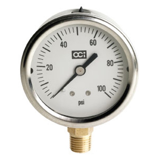 [00135-000710] Netafim Liquid Filled Pressure Gauge 0-100PSI