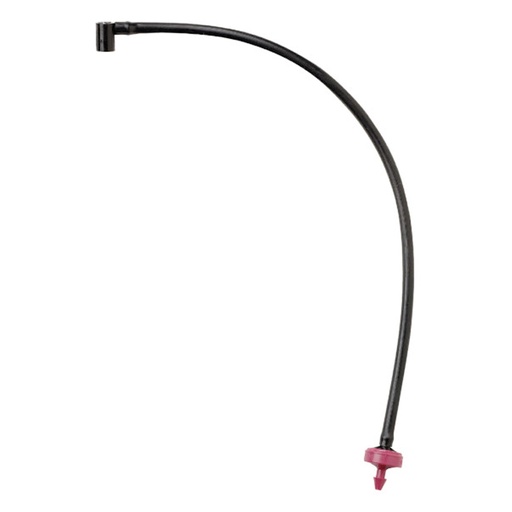 [40201-024700] Netafim Dripper Assembly w/ Black Tubing & Black/Plum Dripper 3.2GPH 48in (25pcs/Bag)