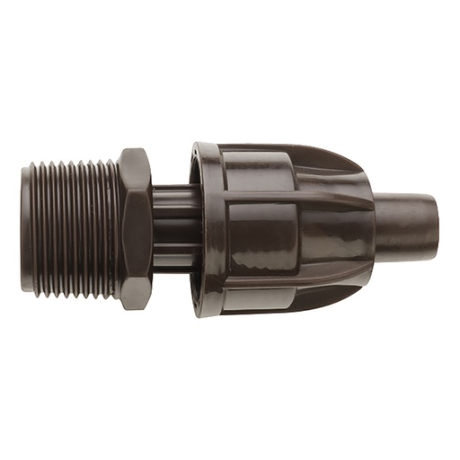 [32500-080000] Netafim 17mm TechLock x 3/4in MPT Male Adapters (25pcs/Bag)