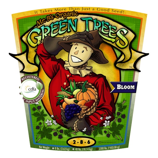 [MR-OB286-10001] Mr. B's Green Trees Organic Bloom 1000lbs (SPECIAL ORDER ITEM)