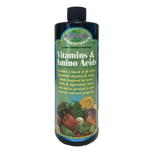 [PH21368] Microbe Life Hydroponics Vitamins & Amino Acids 32 fl oz