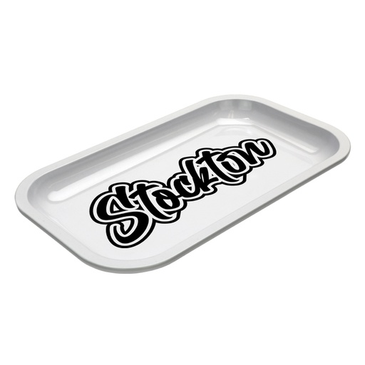 [914610] Med Dope Trays x Stockton – White background Black Logo            