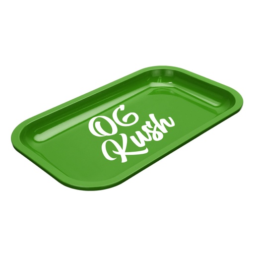 [914570] Med Dope Trays x OG Kush  -  Green background white logo           