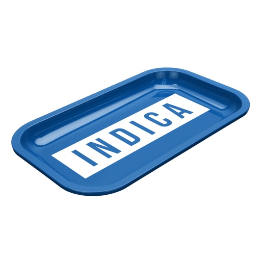 [914540] Med Dope Trays x Indica  - Blue background white logo    