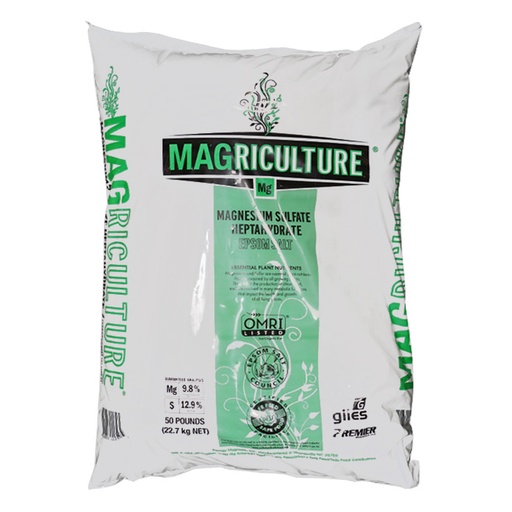 [C40T0050GM49] Magnesium Sulfate Magriculture 50lb Bags