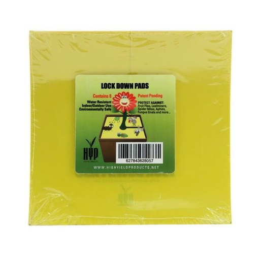 [HYP0206] Lock Down Pads 6'' (8pcs) - SQUARE