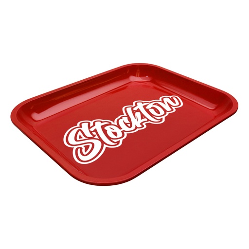 [914615] Large Dope Trays x Stockton – Red background White Logo