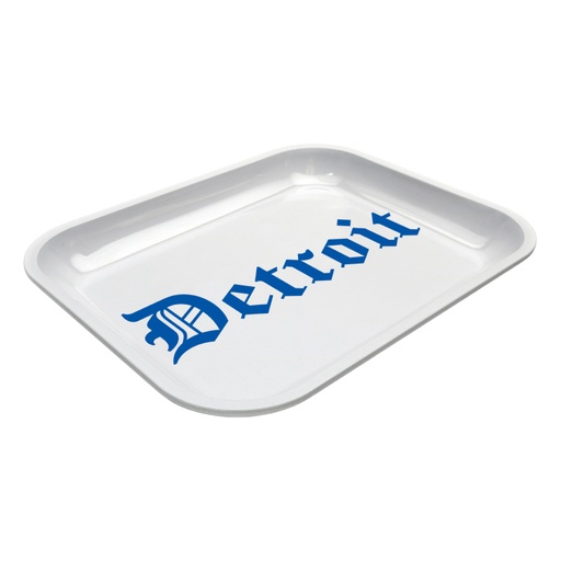 [914505] Large Dope Trays x Detroit White - background Blue logo