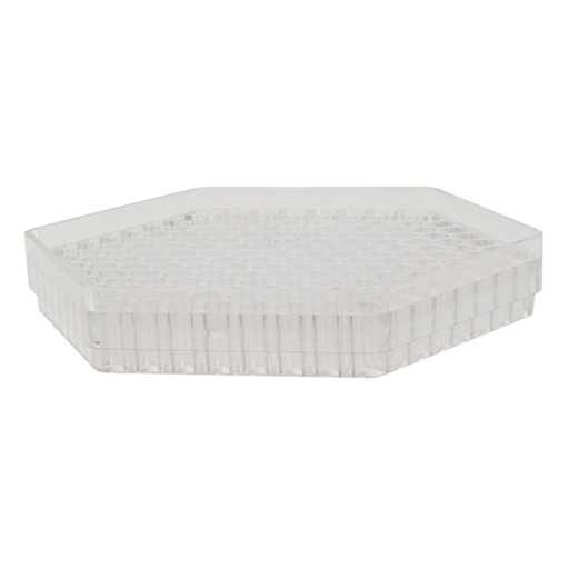 [169000-TRAY-BOTTOM] King Kone Pre Roll 169 Cone Filler Machine - Bottom Tray only (84mm clear)