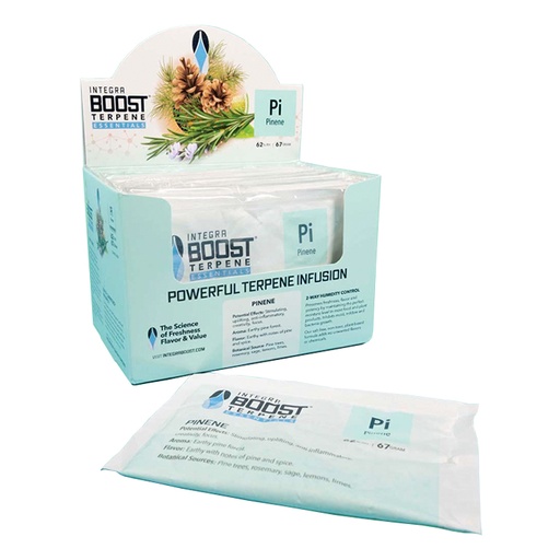 [D-BTP67A62C1] Integra Boost Terpene Essentials: Pinene 67g at 62% RH (12pcs/Box)