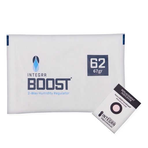 [D62-67-OWC] Integra Boost 2-Way Humidity Control 67 Gram 62% RH (12pcs/Box)