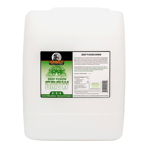 [ETDFGS-5GA] Humboldt County's Own Deep Fusion Grow 5gal