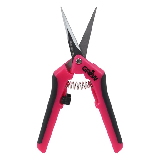 [550934] Grow1 Pink Trimming Shears, Curved Blade Scissors