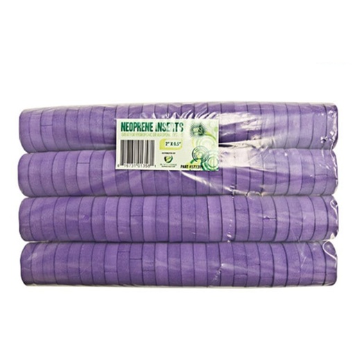 [171209] GROW1 Neoprene Inserts Purple 2in (100pcs/Pack)