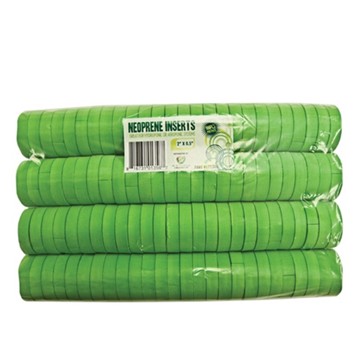 [171206] GROW1 Neoprene Inserts Green 2in (100pcs/Pack)