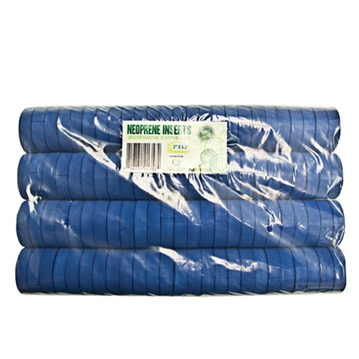 [171208] GROW1 Neoprene Inserts Blue 2in (100pcs/Pack)