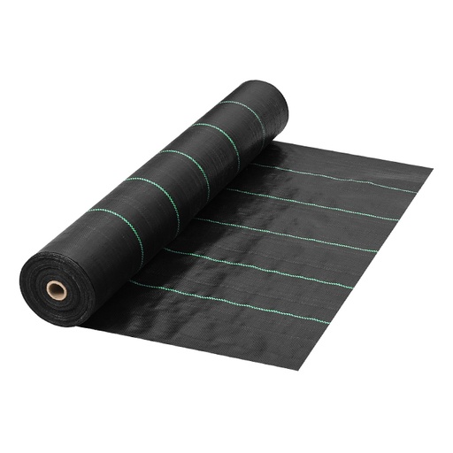 [644105] GROW1 Landscape Ground Cover Weed Mat Barrier Black 3ft x 300ft