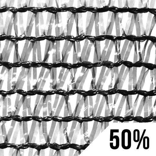 [722010BK] GROW1 Greenhouse Shade Cloth Black 50% Light Dep 20ft x 100ft