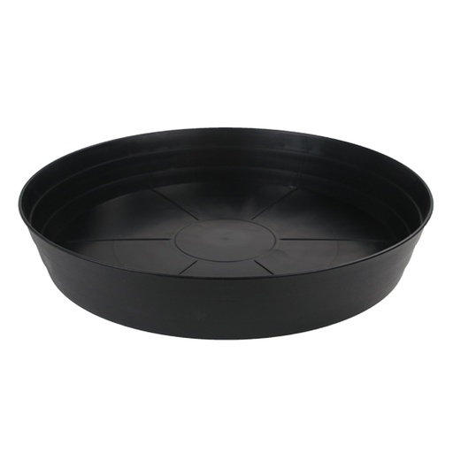 [908025] Grow1 25" Premium Black Injection Pot Saucers