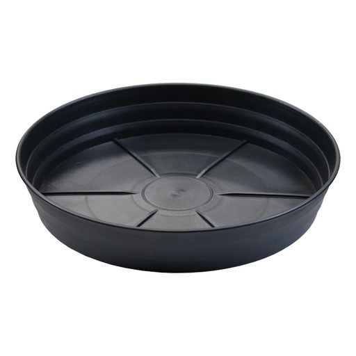 [908018] Grow1 18" Premium Black Injection Pot Saucers