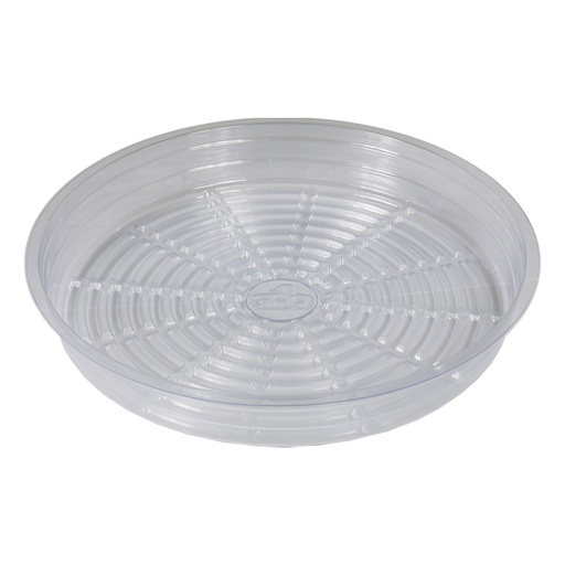 [907510] Grow1 10" Clear Plastic Pot Saucer