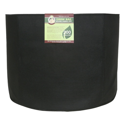 [111023] Gro Pro Premium Round Fabric pot 200 gallon