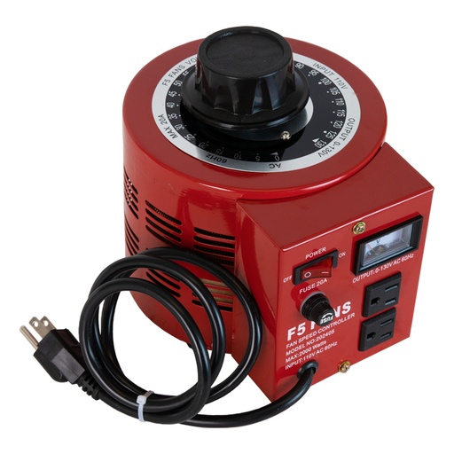 [202405] F5 Dual Outlet Variable Voltage Speed Controller (20A 2000W 2kV)