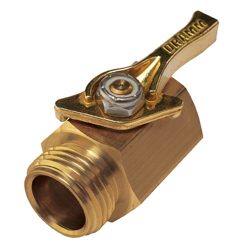 [DR60-12353] DRAMM Heavy-Duty Brass Shut-Off Vlave