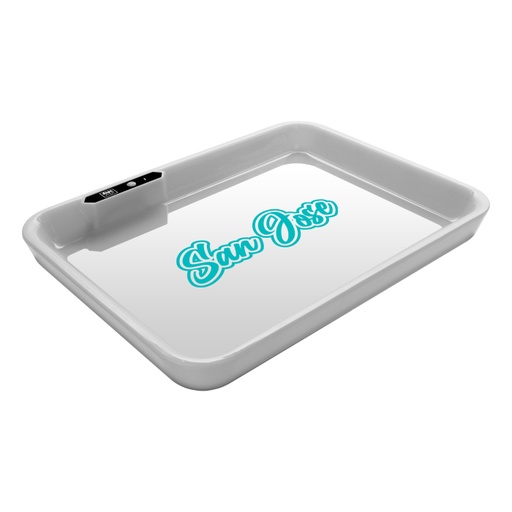 [914095] Dope Trays x San Jose – White Background Teal logo